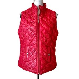 Chico’s Metallic Quilted Vest